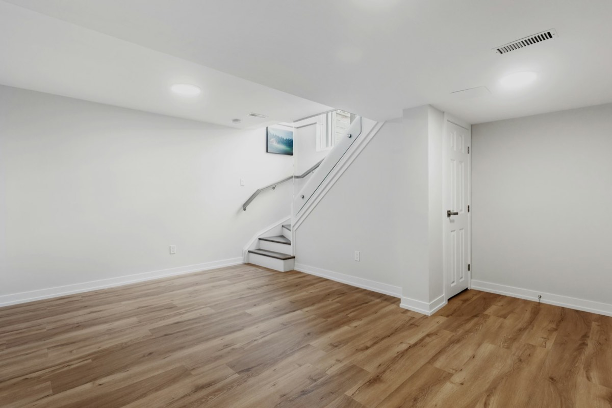 A finished basement by Base Basements in The Highlands, KY